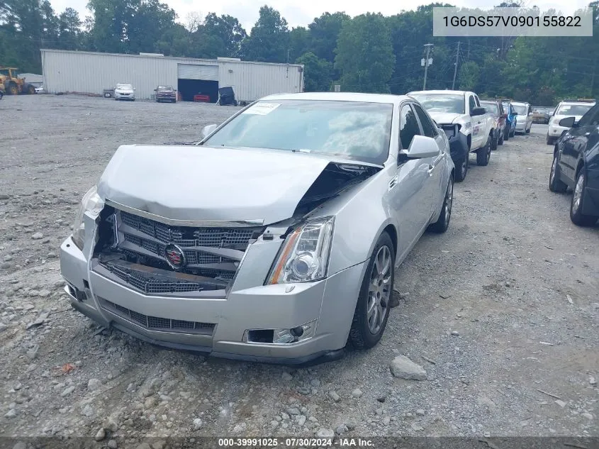 2009 Cadillac Cts Standard VIN: 1G6DS57V090155822 Lot: 39991025