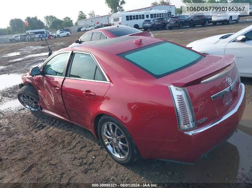 2009 Cadillac Cts Standard VIN: 1G6DG577990166367 Lot: 39998321