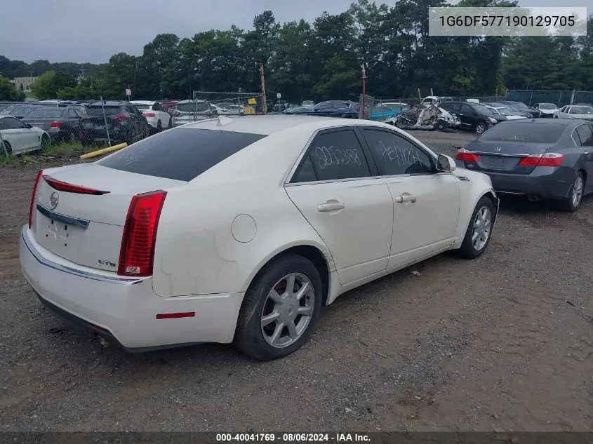 1G6DF577190129705 2009 Cadillac Cts Standard