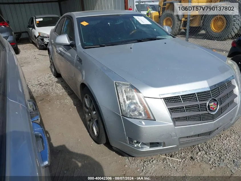 2009 Cadillac Cts Standard VIN: 1G6DT57V790137802 Lot: 40042306