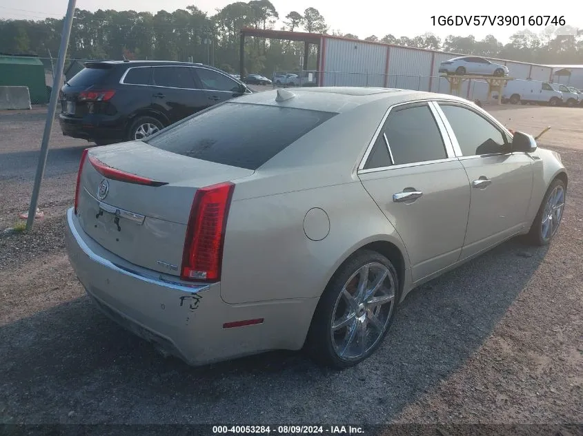 2009 Cadillac Cts Standard VIN: 1G6DV57V390160746 Lot: 40053284