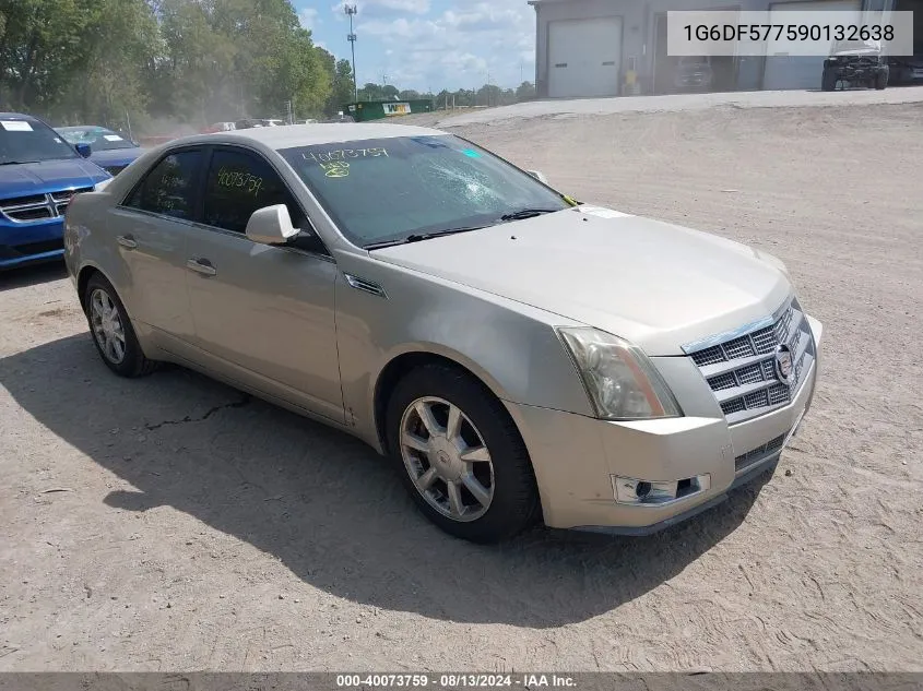 2009 Cadillac Cts Standard VIN: 1G6DF577590132638 Lot: 40073759