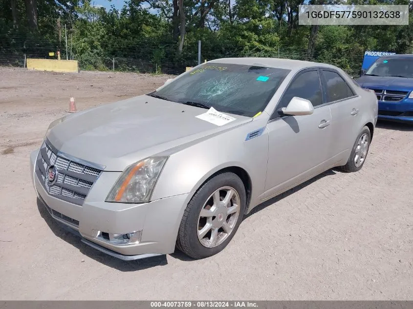 2009 Cadillac Cts Standard VIN: 1G6DF577590132638 Lot: 40073759