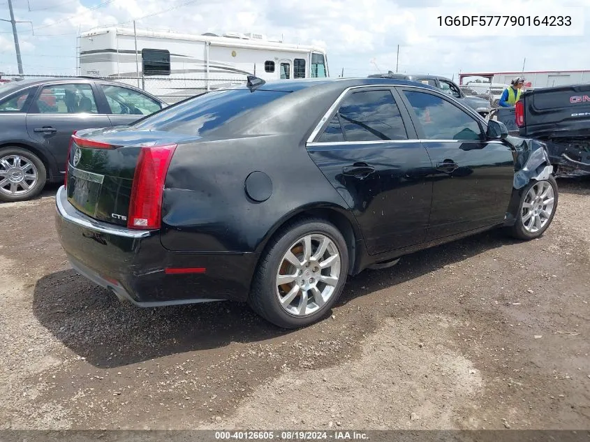 2009 Cadillac Cts Standard VIN: 1G6DF577790164233 Lot: 40126605