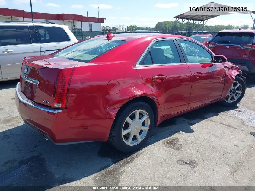 1G6DF577390125915 2009 Cadillac Cts Standard