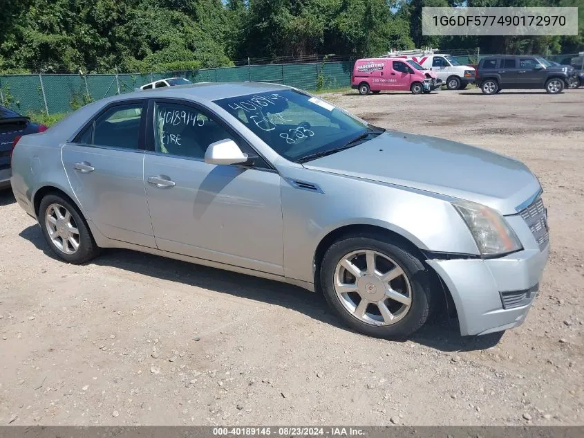 2009 Cadillac Cts Standard VIN: 1G6DF577490172970 Lot: 40189145