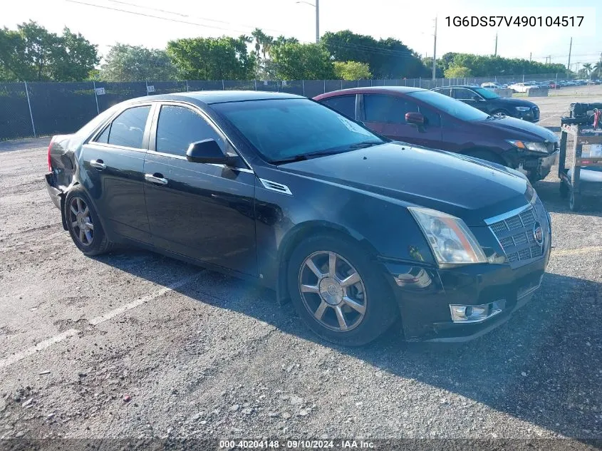 1G6DS57V490104517 2009 Cadillac Cts Hi Feature V6