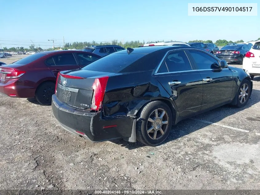 1G6DS57V490104517 2009 Cadillac Cts Hi Feature V6