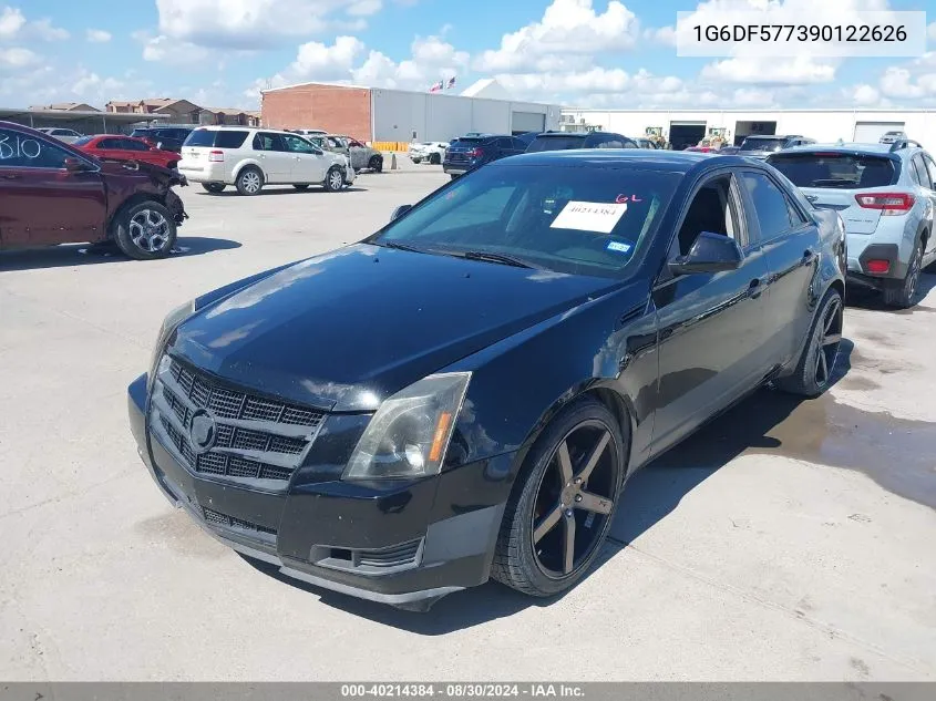 2009 Cadillac Cts Standard VIN: 1G6DF577390122626 Lot: 40214384