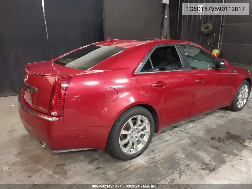 1G6DT57V590112817 2009 Cadillac Cts Standard