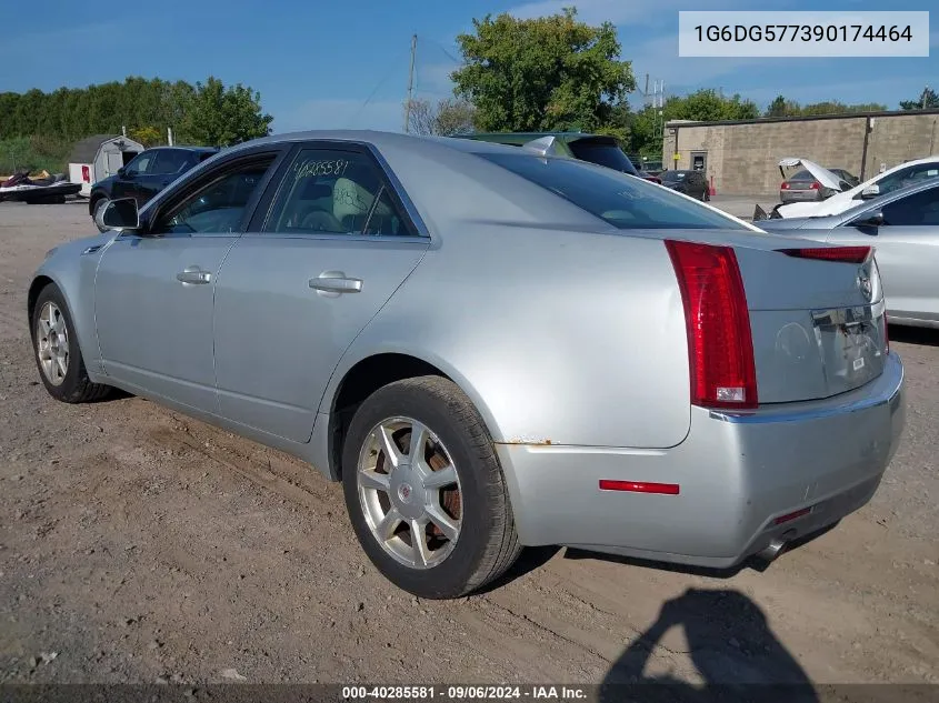 2009 Cadillac Cts Standard VIN: 1G6DG577390174464 Lot: 40285581