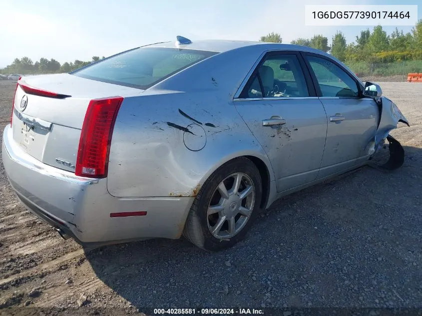 2009 Cadillac Cts Standard VIN: 1G6DG577390174464 Lot: 40285581