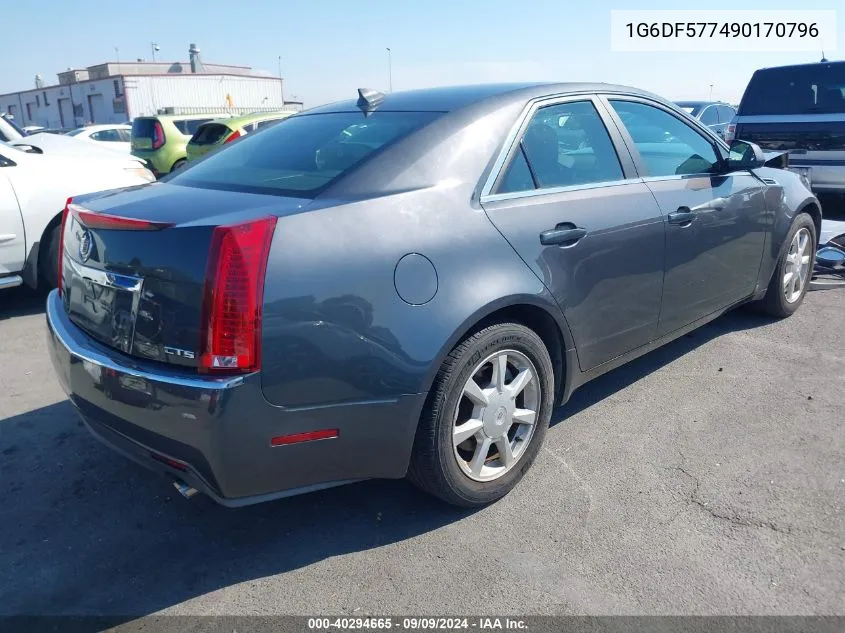 1G6DF577490170796 2009 Cadillac Cts Standard