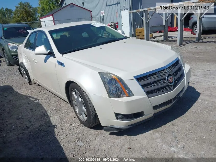 2009 Cadillac Cts Standard VIN: 1G6DF577090121949 Lot: 40300199