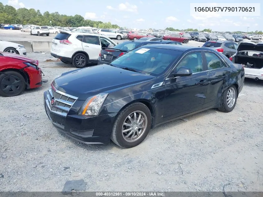 2009 Cadillac Cts Standard VIN: 1G6DU57V790170621 Lot: 40312981