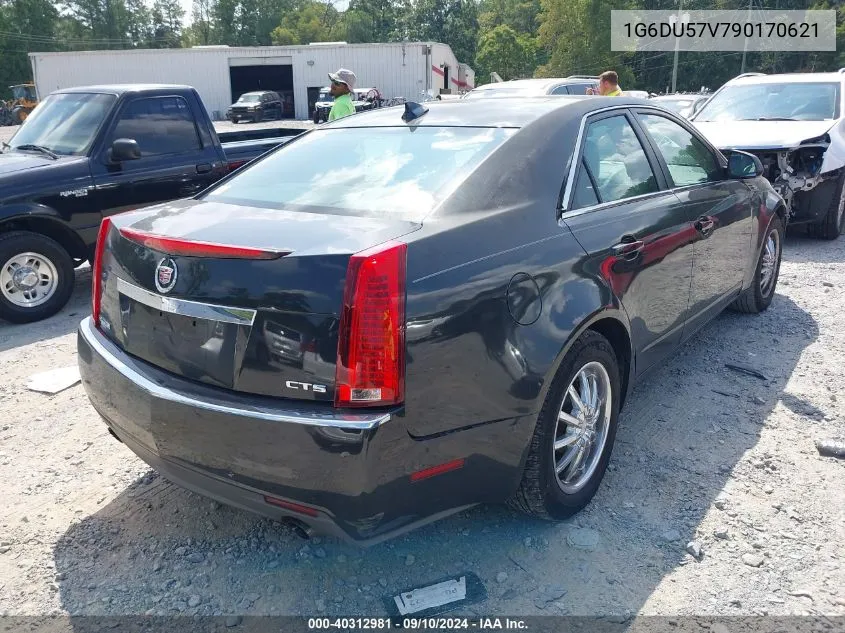 2009 Cadillac Cts Standard VIN: 1G6DU57V790170621 Lot: 40312981