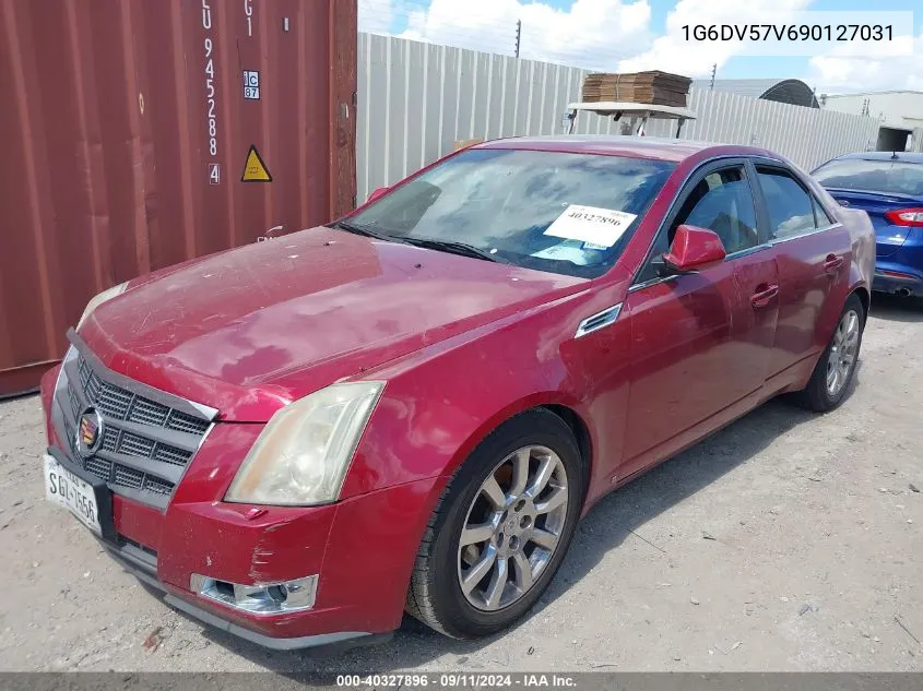 2009 Cadillac Cts Standard VIN: 1G6DV57V690127031 Lot: 40327896