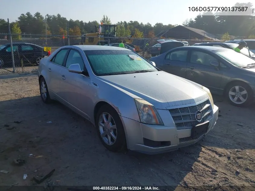 2009 Cadillac Cts VIN: 1G6DG577X90137587 Lot: 40352234