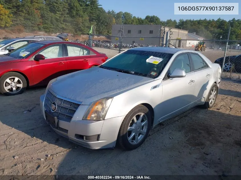 2009 Cadillac Cts VIN: 1G6DG577X90137587 Lot: 40352234