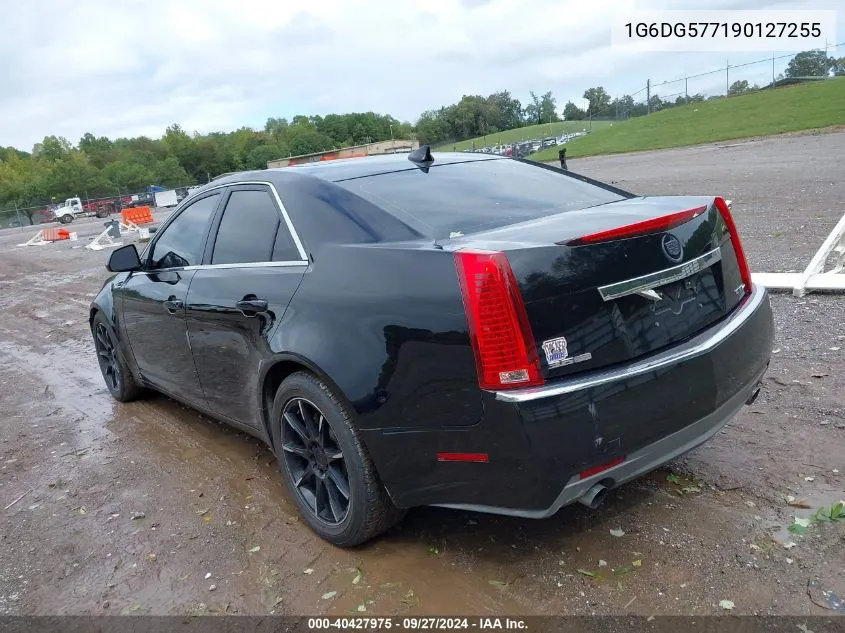 1G6DG577190127255 2009 Cadillac Cts Standard