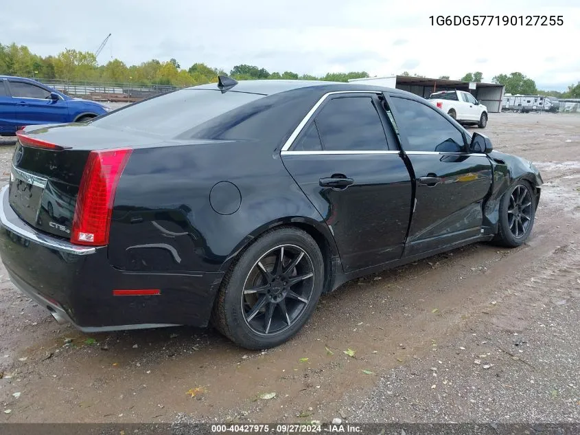 1G6DG577190127255 2009 Cadillac Cts Standard