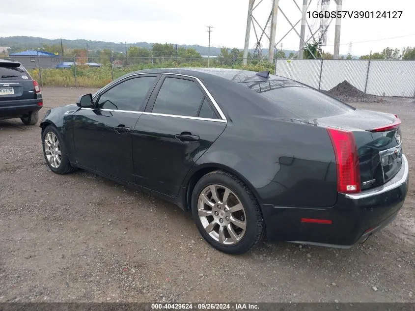 2009 Cadillac Cts Hi Feature V6 VIN: 1G6DS57V390124127 Lot: 40429624