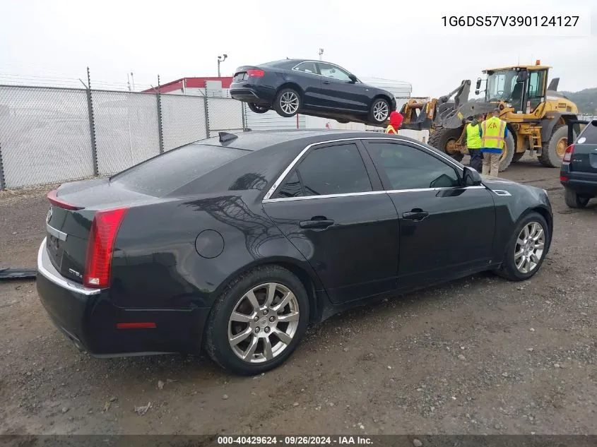 2009 Cadillac Cts Hi Feature V6 VIN: 1G6DS57V390124127 Lot: 40429624