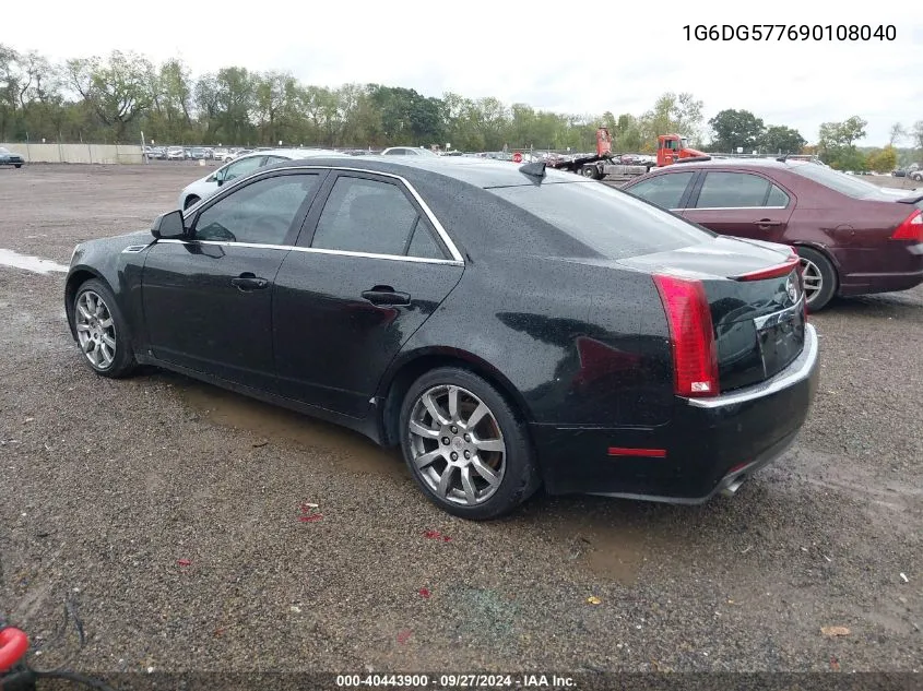 1G6DG577690108040 2009 Cadillac Cts Standard