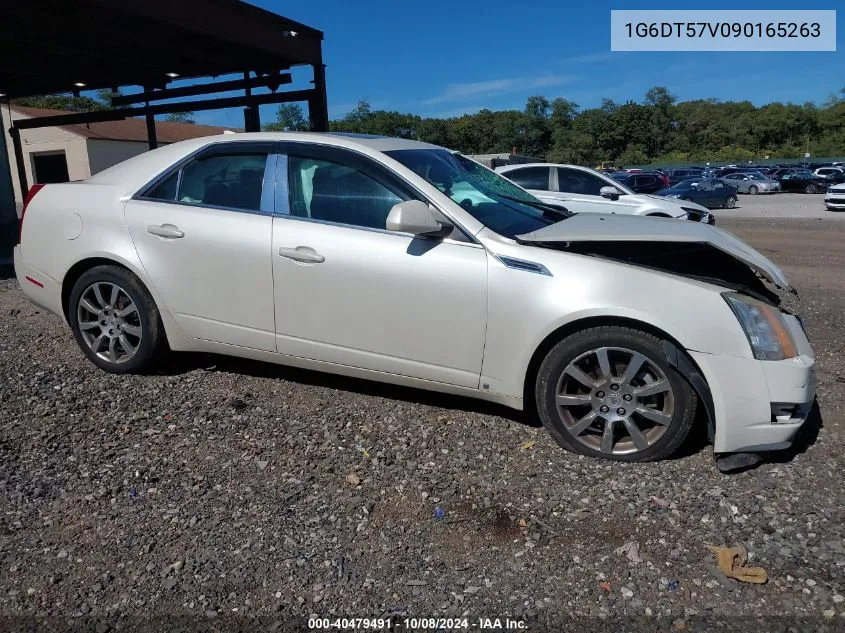 2009 Cadillac Cts Hi Feature V6 VIN: 1G6DT57V090165263 Lot: 40479491