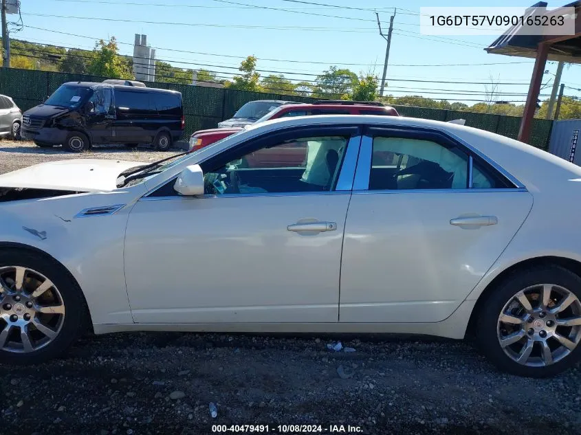 2009 Cadillac Cts Hi Feature V6 VIN: 1G6DT57V090165263 Lot: 40479491