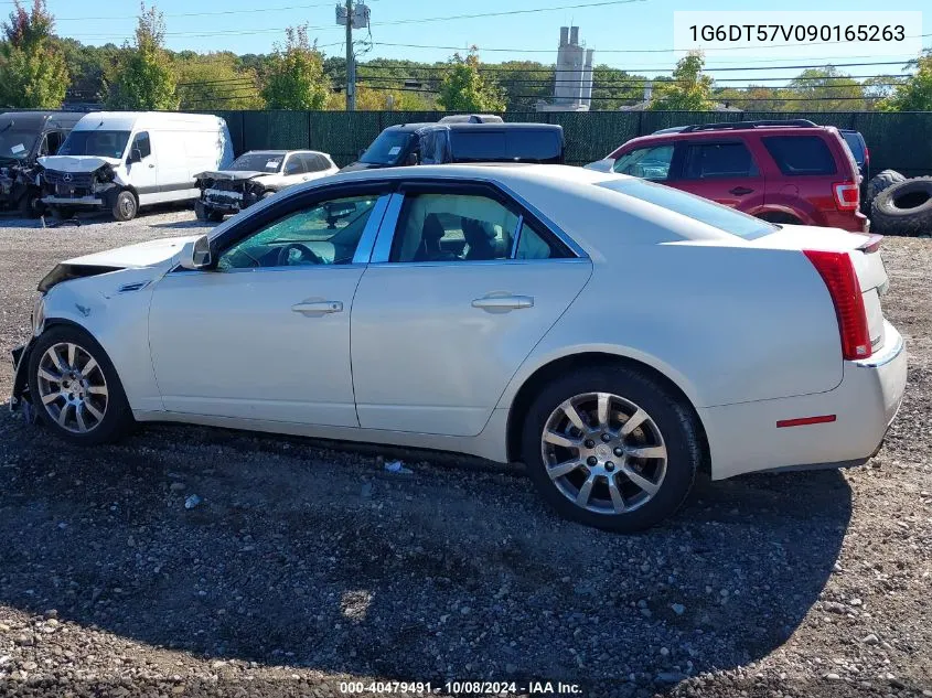 2009 Cadillac Cts Hi Feature V6 VIN: 1G6DT57V090165263 Lot: 40479491