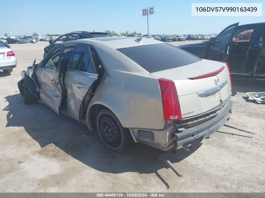 2009 Cadillac Cts Standard VIN: 1G6DV57V990163439 Lot: 40480125