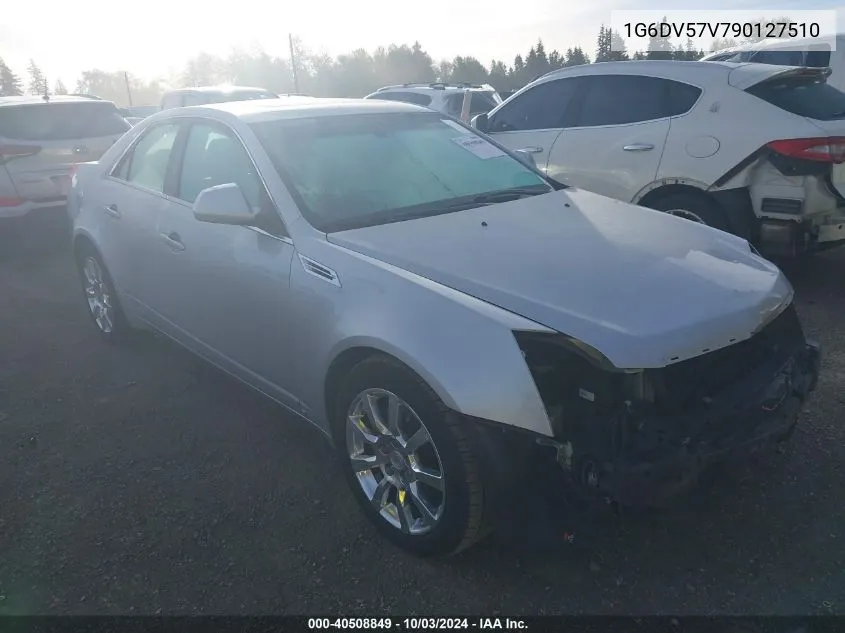 2009 Cadillac Cts Standard VIN: 1G6DV57V790127510 Lot: 40508849