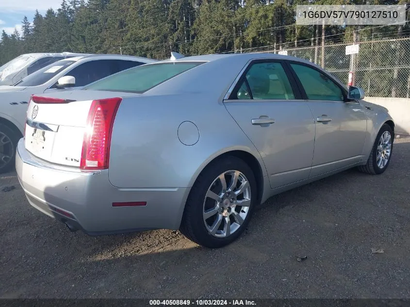 2009 Cadillac Cts Standard VIN: 1G6DV57V790127510 Lot: 40508849