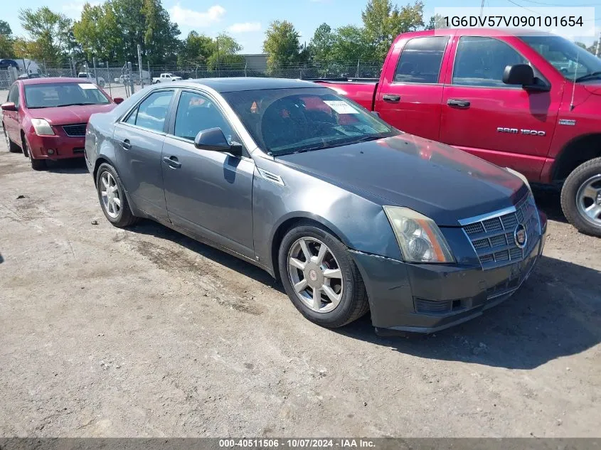 2009 Cadillac Cts Standard VIN: 1G6DV57V090101654 Lot: 40511506