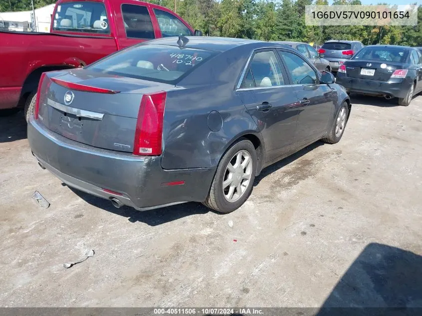 2009 Cadillac Cts Standard VIN: 1G6DV57V090101654 Lot: 40511506