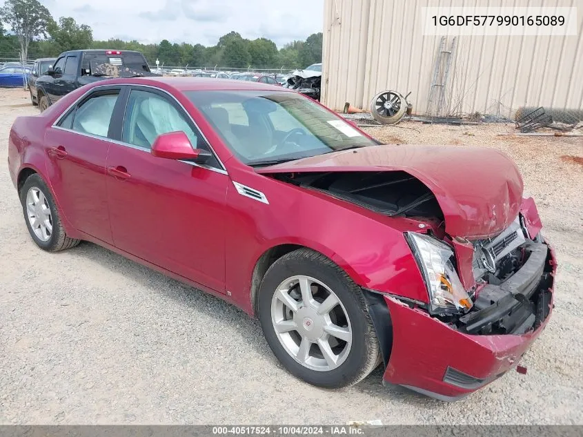 2009 Cadillac Cts Standard VIN: 1G6DF577990165089 Lot: 40517524