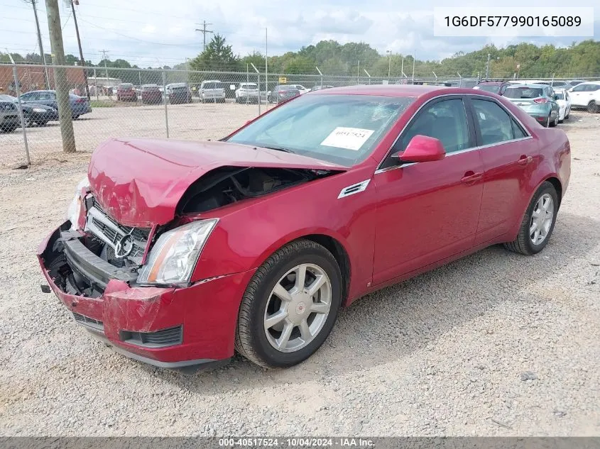 2009 Cadillac Cts Standard VIN: 1G6DF577990165089 Lot: 40517524