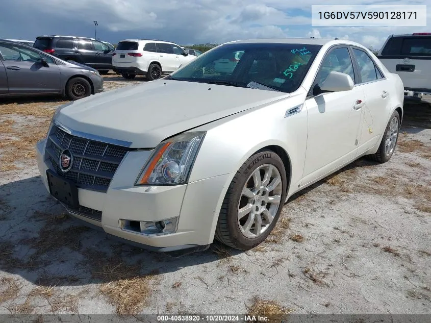 2009 Cadillac Cts Standard VIN: 1G6DV57V590128171 Lot: 40538920