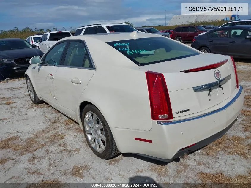 2009 Cadillac Cts Standard VIN: 1G6DV57V590128171 Lot: 40538920