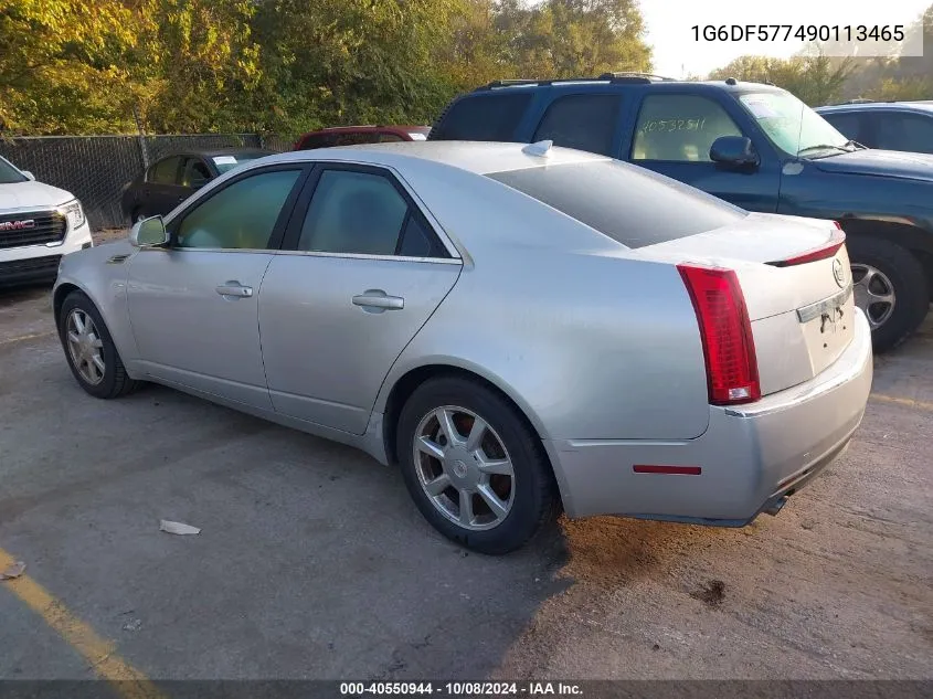 1G6DF577490113465 2009 Cadillac Cts Standard