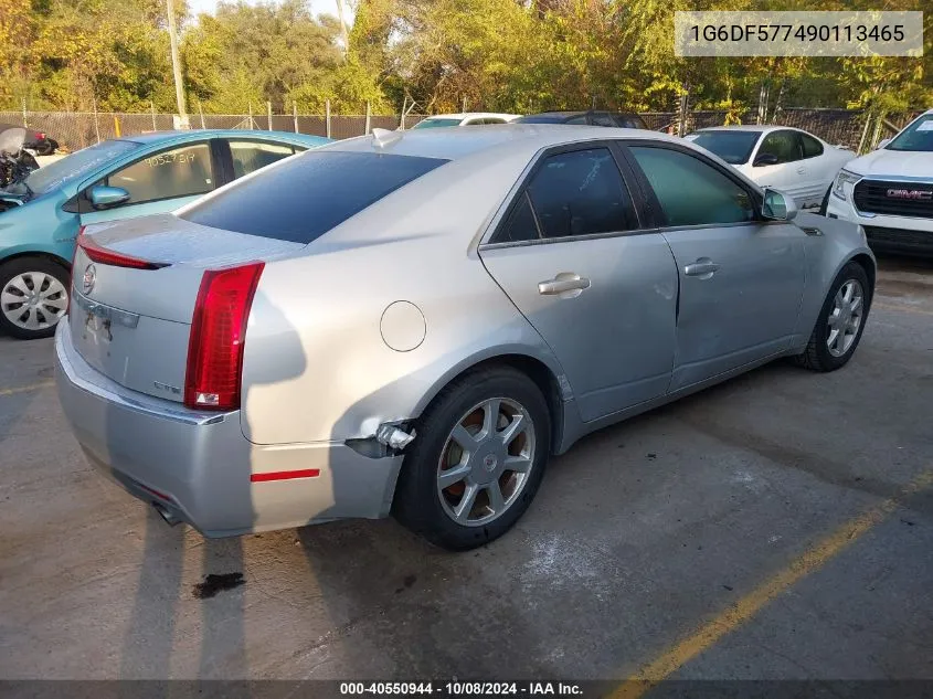 1G6DF577490113465 2009 Cadillac Cts Standard