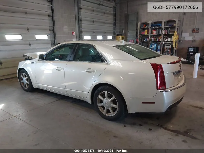 2009 Cadillac Cts Standard VIN: 1G6DH577990172666 Lot: 40573478