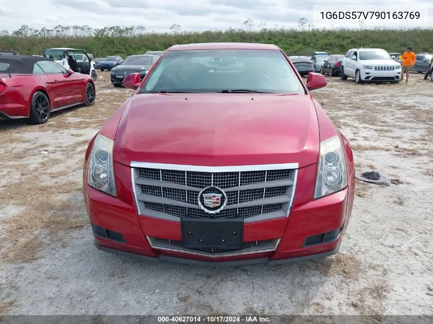 2009 Cadillac Cts Standard VIN: 1G6DS57V790163769 Lot: 40627014