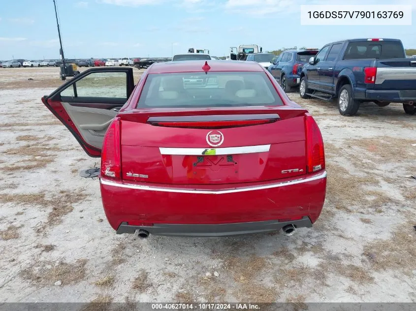 2009 Cadillac Cts Standard VIN: 1G6DS57V790163769 Lot: 40627014