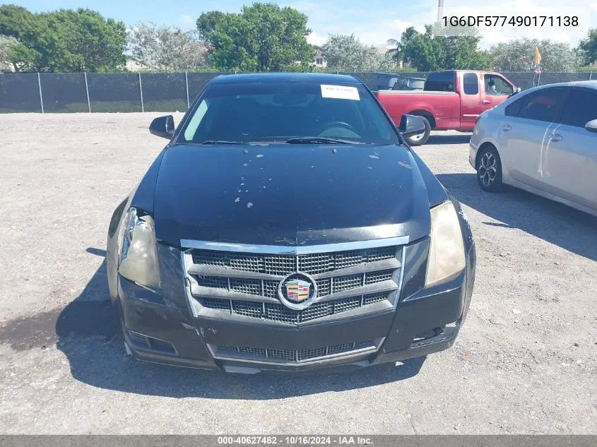 1G6DF577490171138 2009 Cadillac Cts Standard