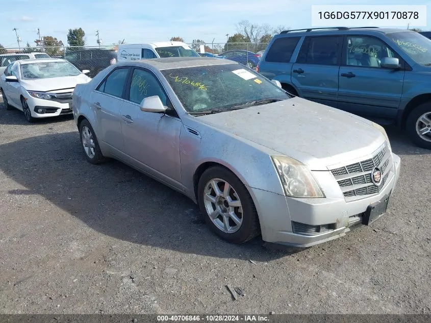 2009 Cadillac Cts Standard VIN: 1G6DG577X90170878 Lot: 40706846