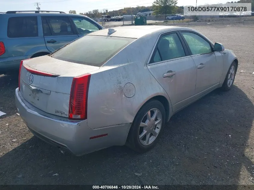 2009 Cadillac Cts Standard VIN: 1G6DG577X90170878 Lot: 40706846