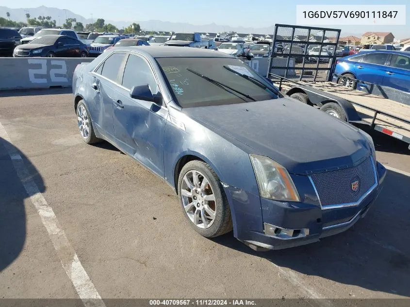 2009 Cadillac Cts Standard VIN: 1G6DV57V690111847 Lot: 40709567