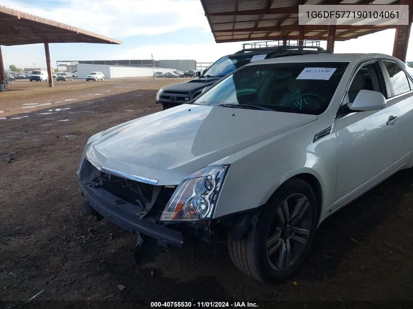 2009 Cadillac Cts Standard VIN: 1G6DF577190104061 Lot: 40755530